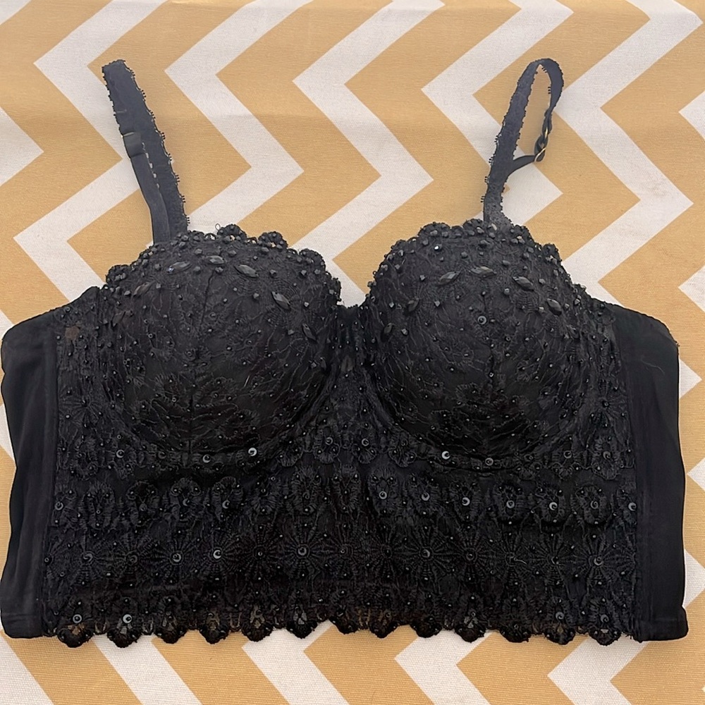 Windsor Lace Bustier Top, sz M